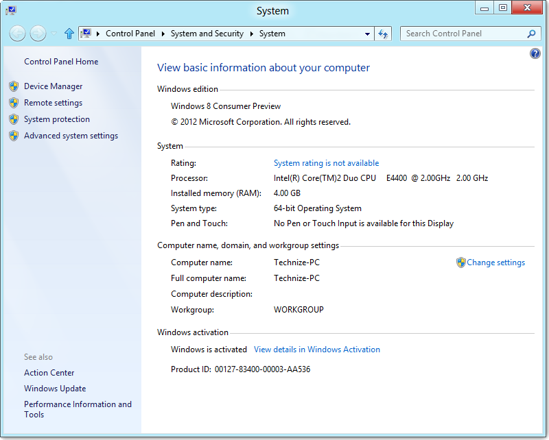Windows 8 preview serial key universal